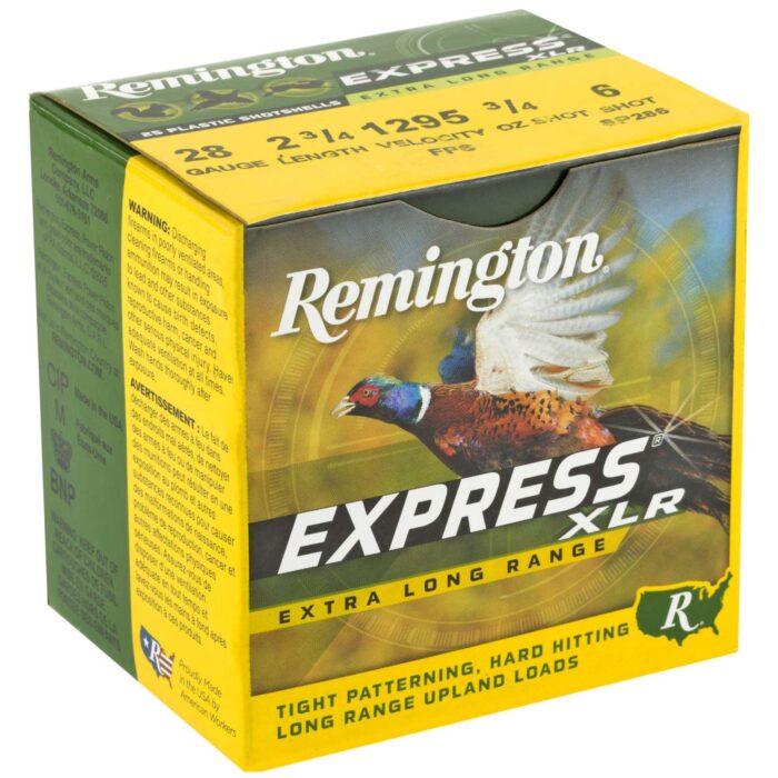 REMINGTON 28GA 2-3/4IN 3/4OZ 6 25 RD/BX 10 BX/CS