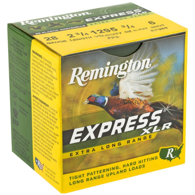 REMINGTON 28GA 2-3/4IN 3/4OZ 6 25 RD/BX 10 BX/CS