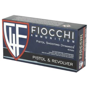 FIOCCHI 45 AUTO 230GR FMJ 50RD BX 500RD CASE - Image 2