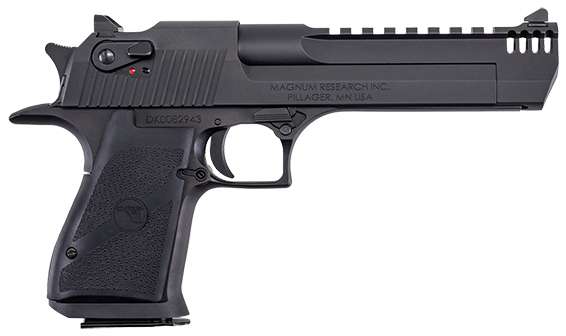 MAGN RSRCH DE50AE MARK XIX 6"BLK ALUM FRM & BLK SLD