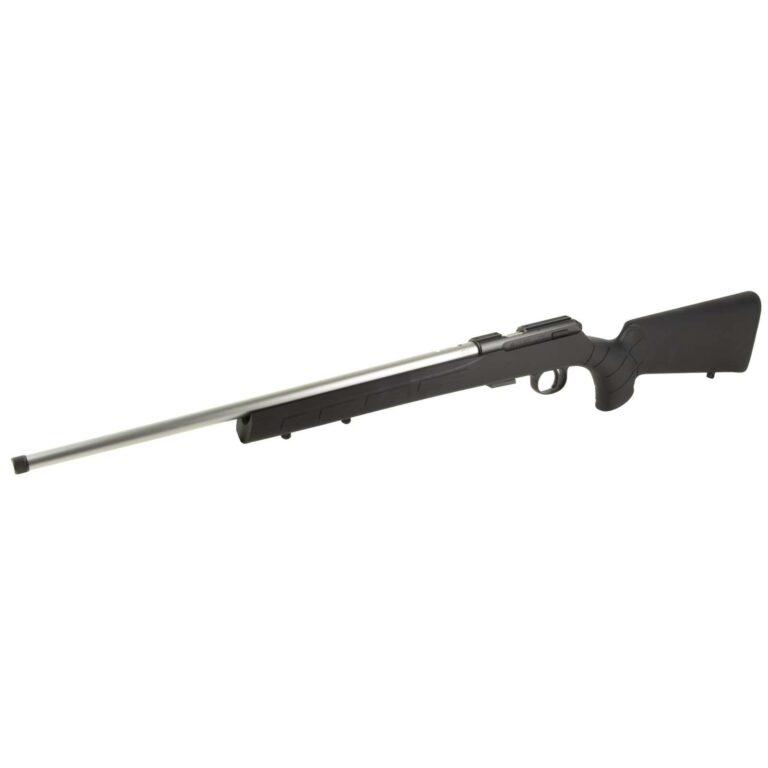 CZ 457 AMERICAN SUPPRESSOR-READY 22LR RIFLE 20" THREADED BBL, BLACK SYNTHETIC, 5RD MAGAZINE - Image 3