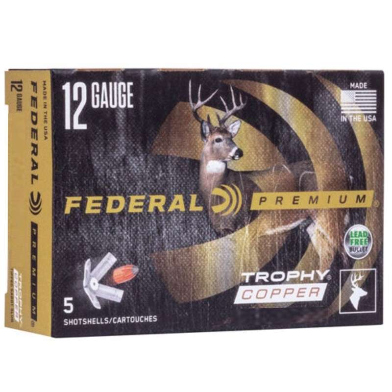 FEDERAL 20GA 3"  275GR FREIGHT TRAIN COPPER SABOT SLUG 5 RD/BX 10 BX/CS