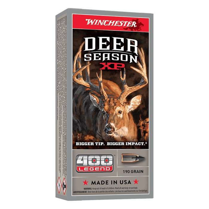 WINCHESTER 400 LEGEND DEER SEASON XP 190G 20RD BX 200RD CASE