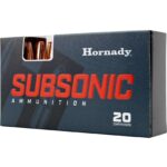 HORNADY SUBSONIC X 338ARC 307G 20RD BX 200RD CASE 1 1111857 14331125