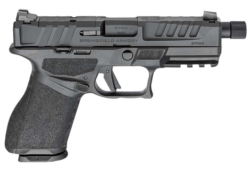 SPRINGFIELD ARMORY ECHELON 4.0C THREADED 9MM PISTOL 4" BLACK 1-15RD, 1-18RD 3 DOT SIGHT