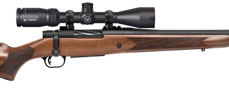 MOSSBERG PATRIOT 400 LEGEND RIFLE 20" WALNUT/BLK 4RD VORTEX 3-9X40 SCOPE