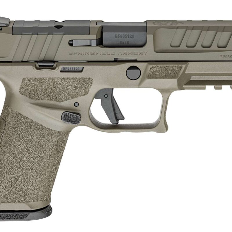 SPRINGFIELD ARMORY ECHELON 4.0C 9MM PISTOL 4" OD GREEN 2-15RD, U NOTCH