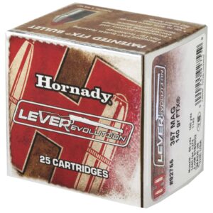 HORNADY LEVERREVOLUTION 357MAG 140GR FTX 20RD BX 200RD CASE - Image 2