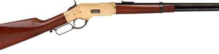 CIMARRON 1866 YELLOWBOY 45LC 19" W/ SADDLE RING BRS RECVR  BLUED BBL