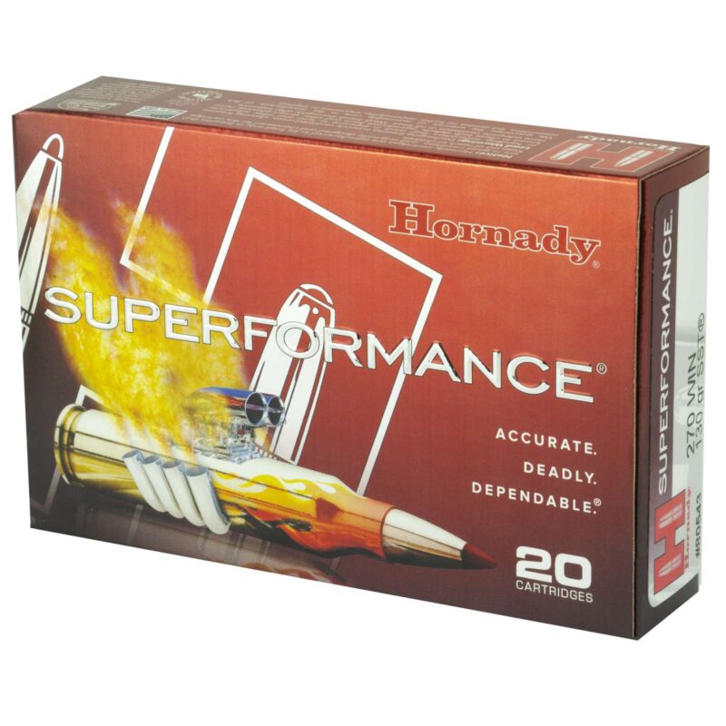 HORNADY SUPERFORMANCE 270WIN 130G SST 20RD BX 200RD CASE - Image 2