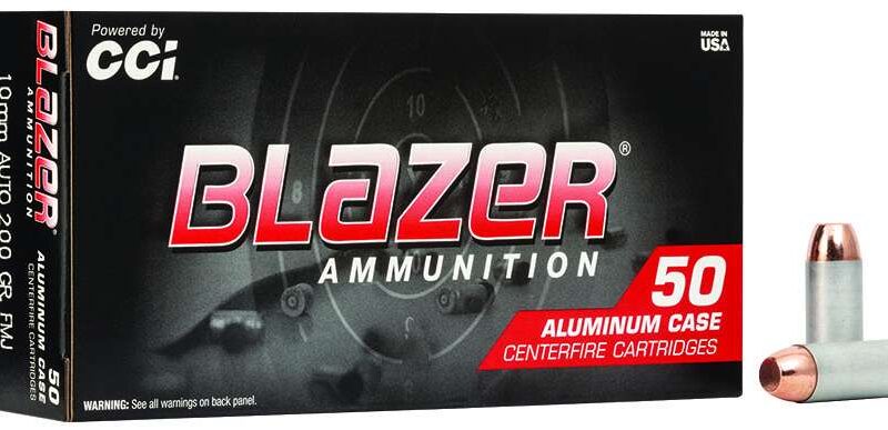 CCI 10MM AUTO 200 GR FMJ BLAZER 50 RD/BX 20 BX/CS