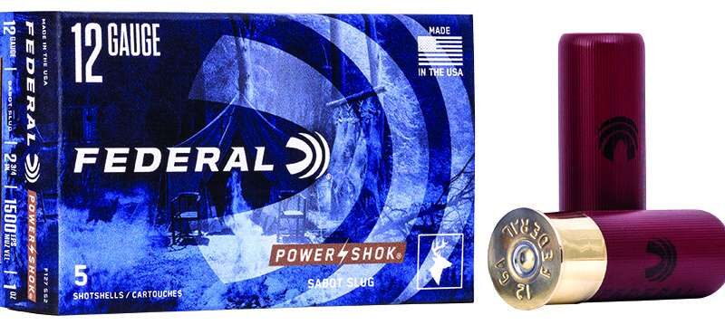 FEDERAL 12GA 2-3/4" MAX 1OZ SABOT 5 RD/BX 50 BX/CS