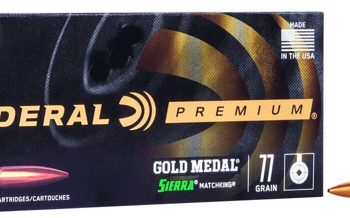 FEDERAL 223 REM 77GR SIERRA MATCHKING BTHP 20 RD/BX 10 BX/CS