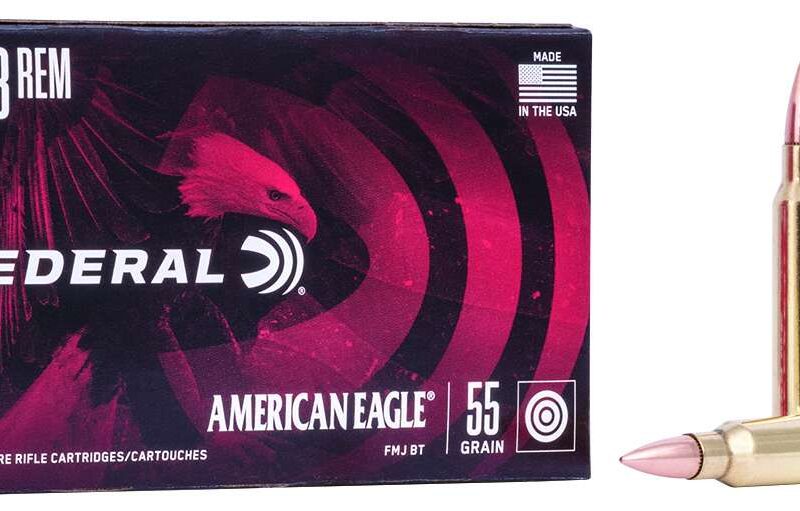 FEDERAL AE 223REM 55GR FMJ 20/BX 25BX/CS