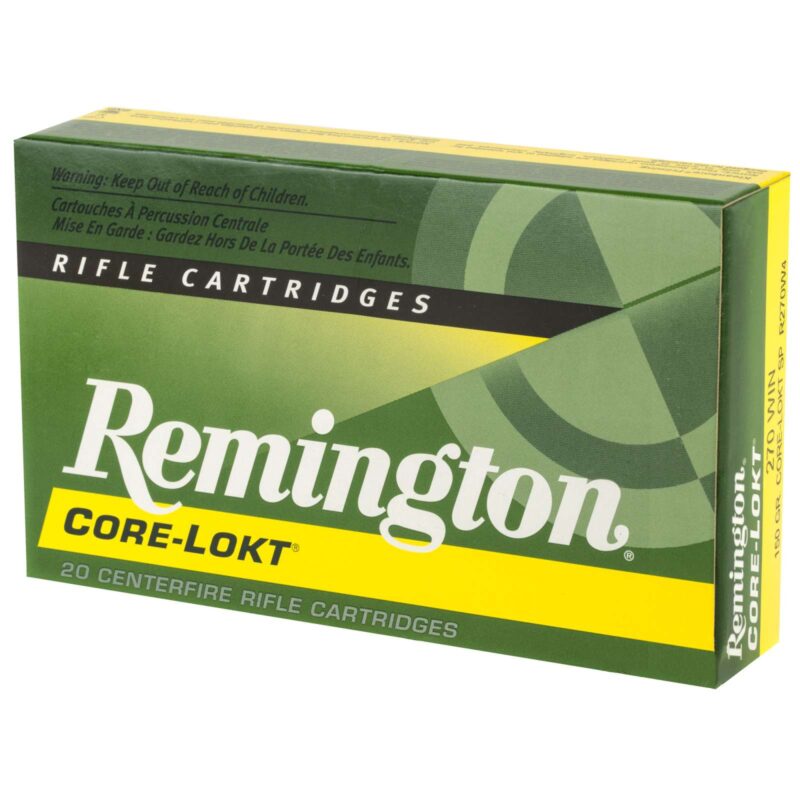 REMINGTON R270W4 270 WIN 150GR CORE-LOKT SP 20 RD/BX 10 BX/CS - Image 2