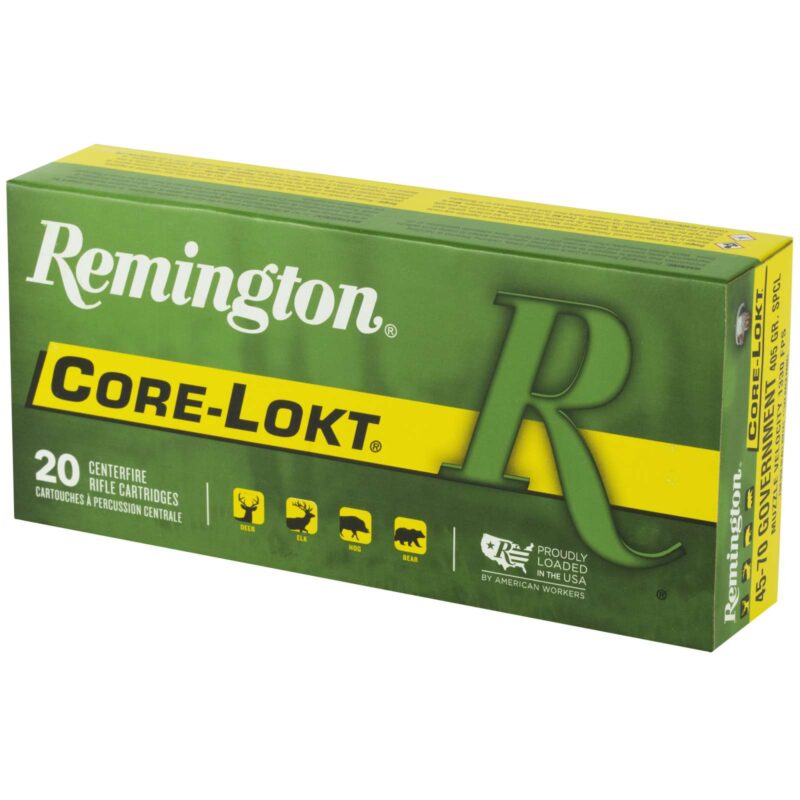 REMINGTON R4570G 45-70 GOVERNMENT (REDUCED PRESSURE)405GR CORE-LOKT SP 20 RD/BX 10 BX/CS - Image 2