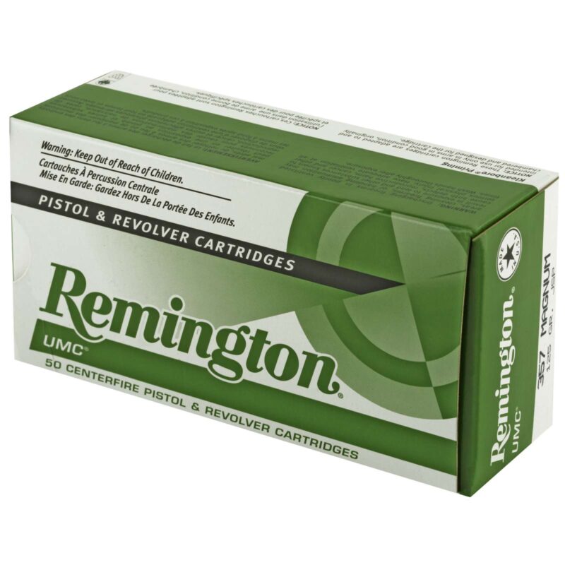 REMINGTON 357 MAG 125GR JSP UMC 50 RND PK 50 RD/BX 10 BX/CS - Image 2