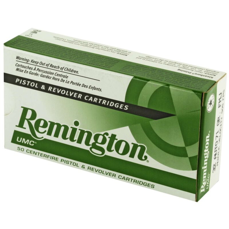 REMINGTON 32 AUTO (7.65MM) 71GR FMJ UMC 50 RND PK 50 RD/BX 10 BX/CS - Image 2
