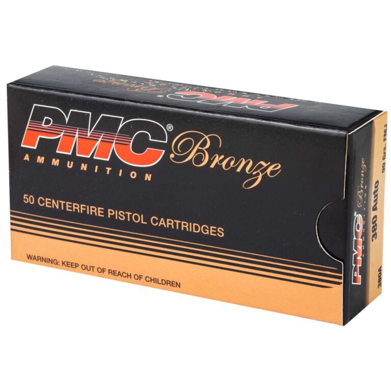 PMC BRONZE 380 AUTO 90GR FMJ 50RD BX 1000RD CASCE - Image 2