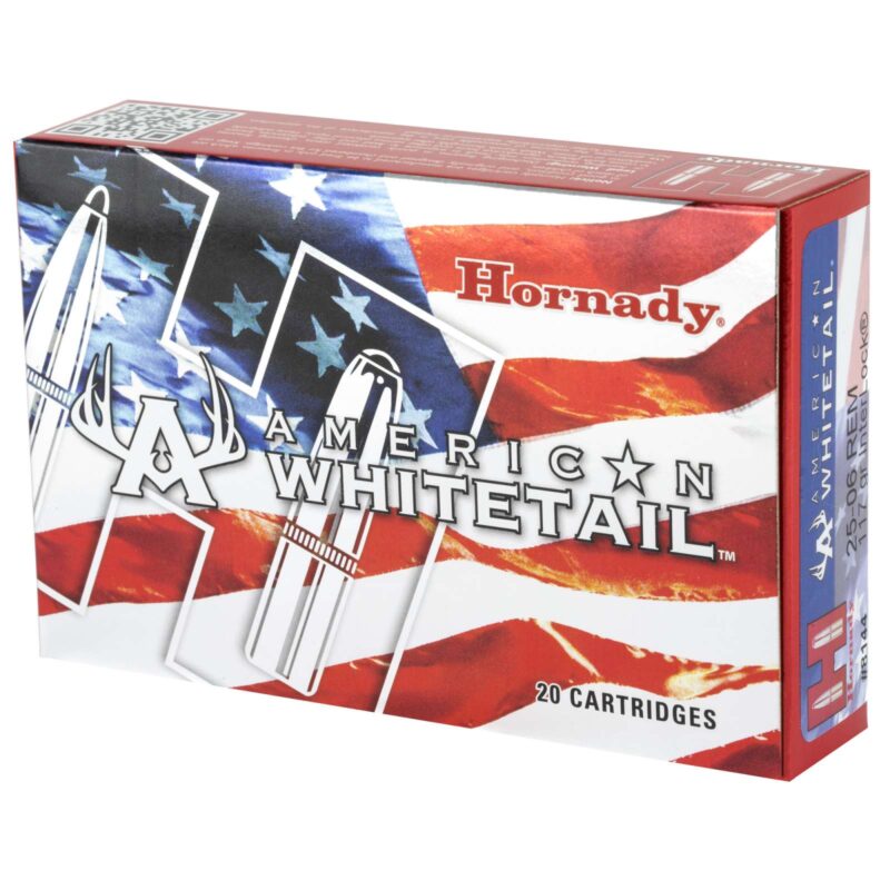 HORNADY AW 25/06REM 117GR INTERLOCK 20RD BX 200RD CASE - Image 2