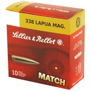 SELLIER & BELLOT 338LAP 250GR HPBT 10RD BOX 10 BOXES PER CASE - Image 2