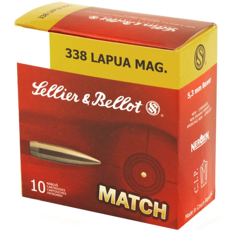 SELLIER & BELLOT 338LAP 250GR HPBT 10RD BOX 10 BOXES PER CASE - Image 2