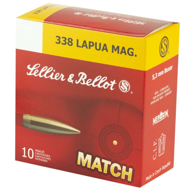 SELLIER & BELLOT 338LAP 300GR HPBT 10RD BOX 10 BOXES PER CASE - Image 2