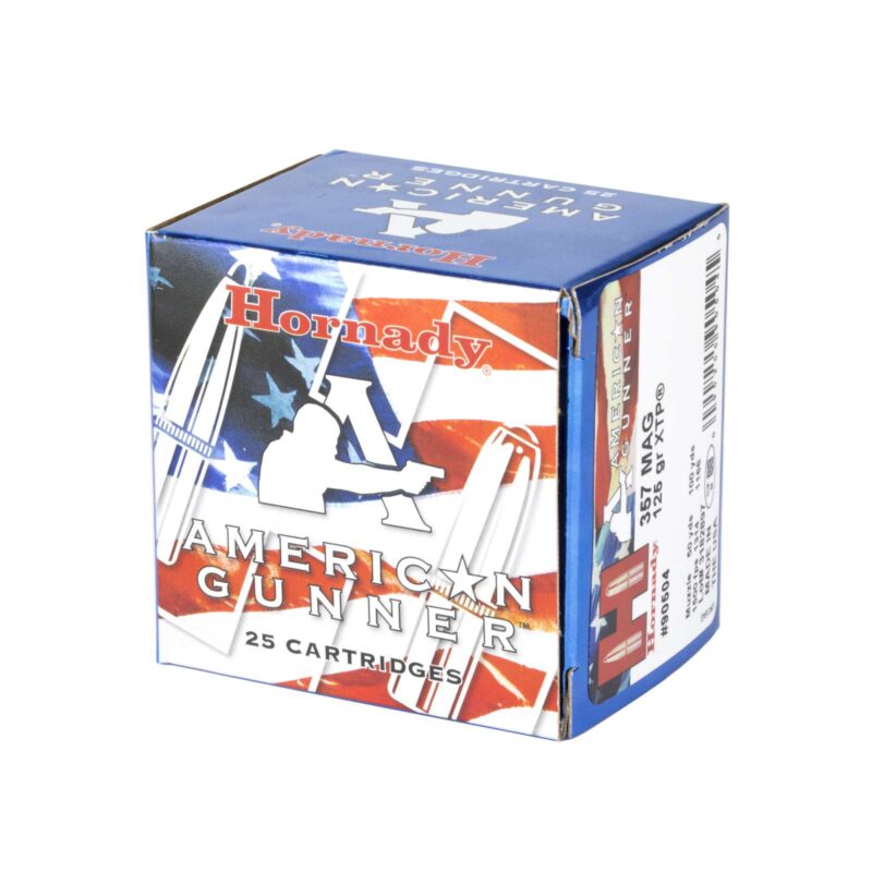 HORNADY AMERICAN GUNNER 357MAG 125GR XTP 25RD BX 250RD CASE - Image 2