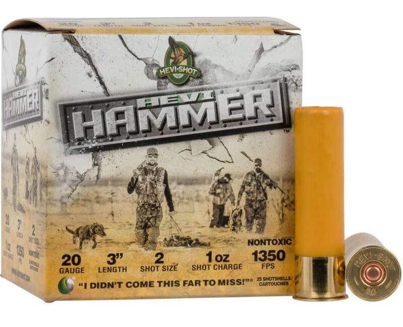 HEVI-SHOT HEVI-HAMMER 20GA 3IN 1OZ #2 25 RD/BX 10 BX/CS
