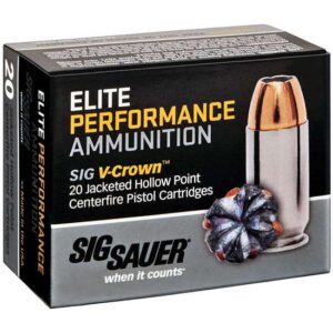 SIG SAUER V-CROWN 45ACP 230GR JHP 20RD BX 200RD CASE - Image 4