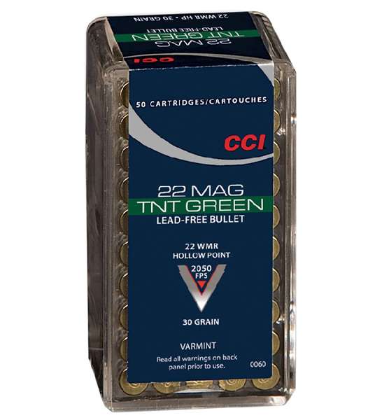 CCI 22 WMR  MAXI MAG 30GR TNT JHP 50 RD/BX 40 BX/CS