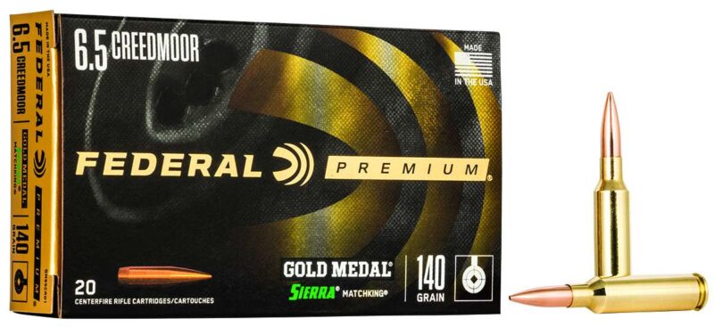 FEDERAL 6.5 CREEDMOOR 140GR GOLD MEDAL SIERRA MATCHKING 20 RD/BX 10 BX/CS - Image 4