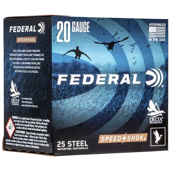 FEDERAL 20GA 3" 7/8OZ 2 25 RD/BX 10 BX/CS