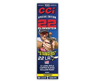 CCI 22 LR "STANGERS" 32GR CPHP 100CT 100 RD/BX 50 BX/CS