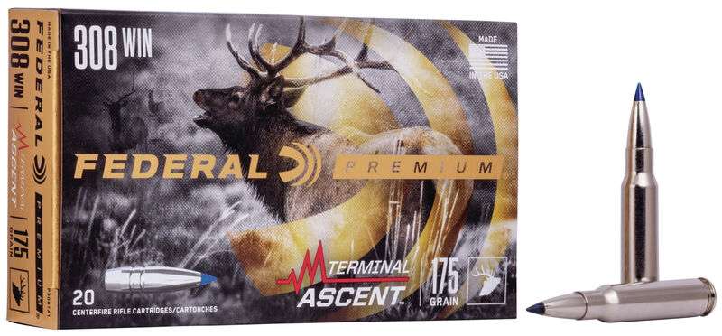 FEDERAL 308 WIN 175 GR TERMINAL ASCENT 20 RD/BX 10 BX/CS