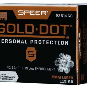 SPEER 9MM LUGER 115 GR GDHP AMMO 20 RD/BX 10 BX/CS - Image 4