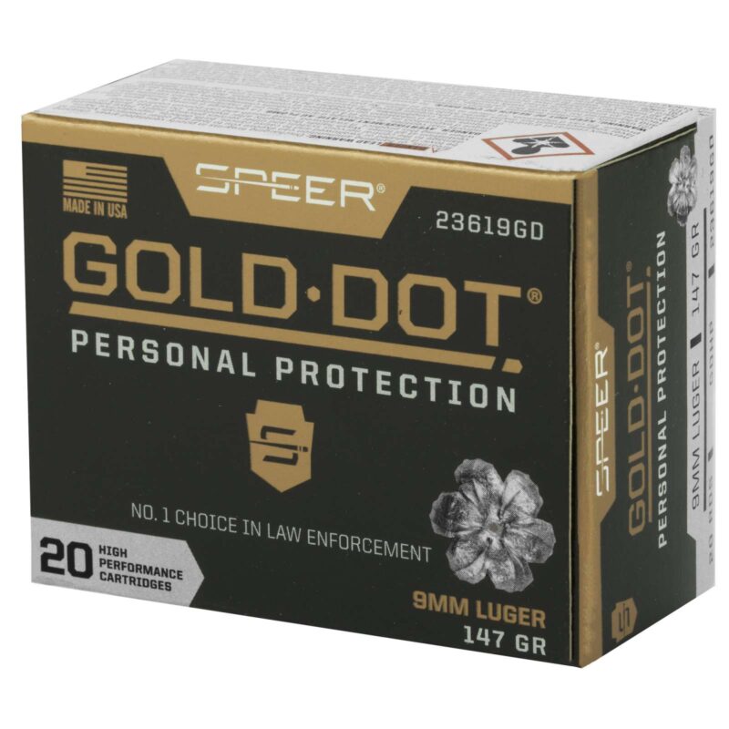SPEER 9MM LUGER 147 GR GDHP AMMO 20 RD/BX 10 BX/CS - Image 2