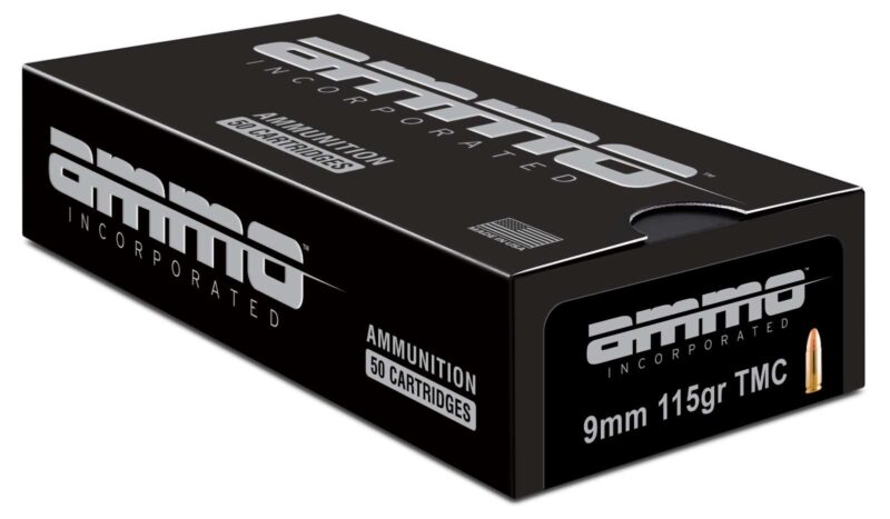 AMMO INC 9MM 115G TMC 50RD BX 1000RD CS