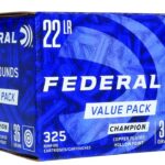 FEDERAL 22 LR CHAMPION PLATED HP 325 RD/BX 10 BX/CS 1 398075 14257769