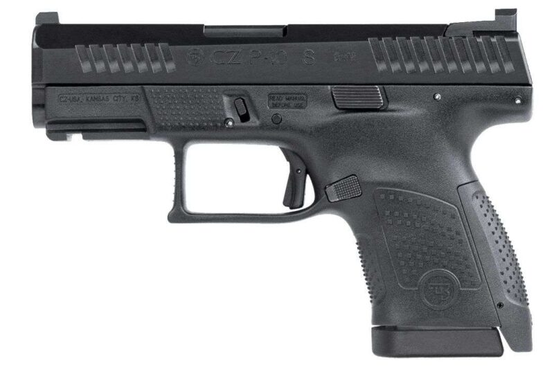 CZ P-10 S 9MM PISTOL BLACK FIXED SIGHTS, REVERSE MAG CATCH 2-12RD MAGS - Image 3