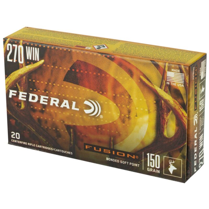 FEDERAL 270 WIN 150GR FUSION 20 RD/BX 10 BX/CS - Image 2