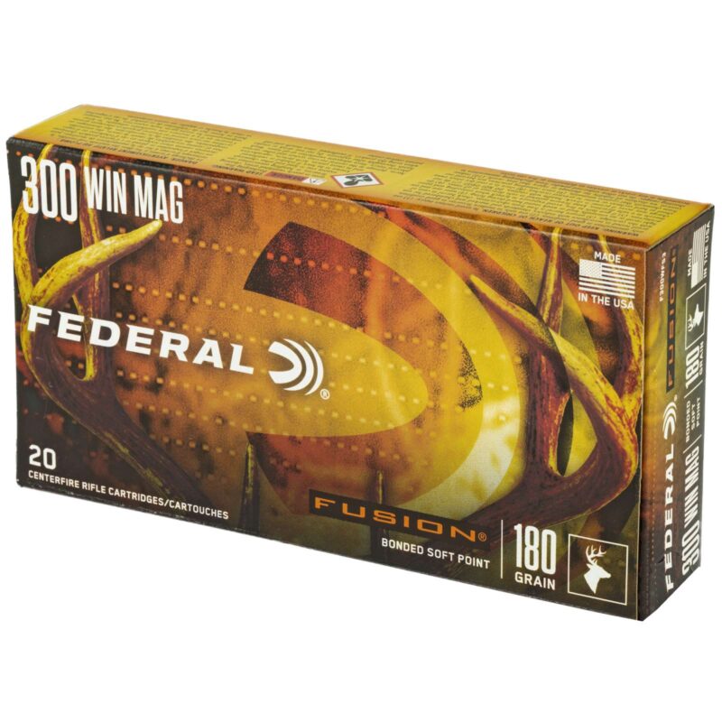 FEDERAL 300 WIN MAG 180GR FUSION 20 RD/BX 10 BX/CS - Image 2
