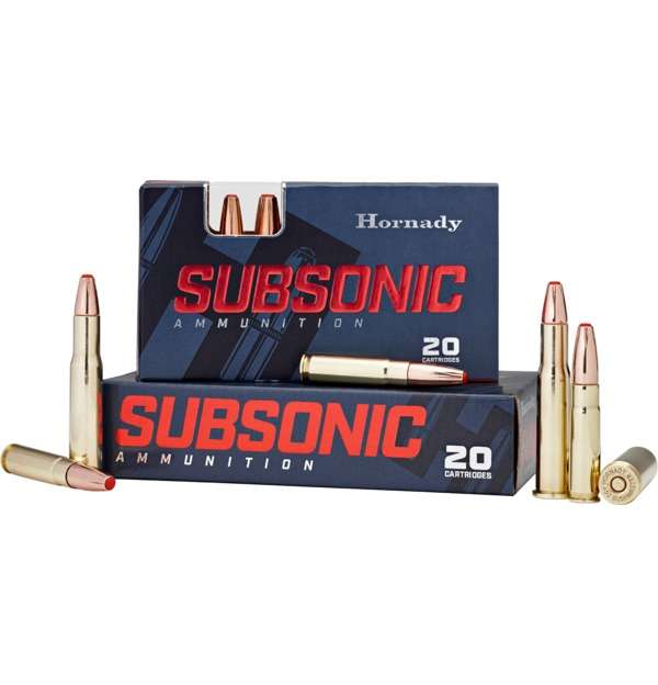 HORNADY SUBSONIC 350 LGD 250G SUB-X 20RDS
