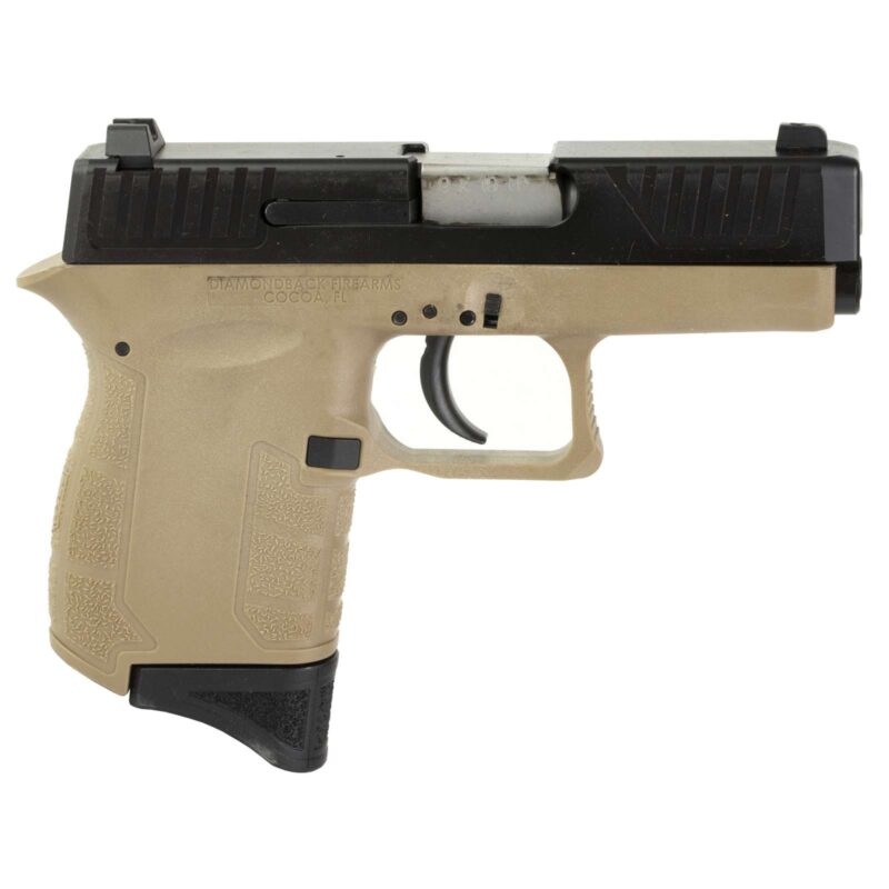 DIAMONDBK GEN IV DB9FDE 9MM PSTL BLK SLIDE/ FDE FRAME