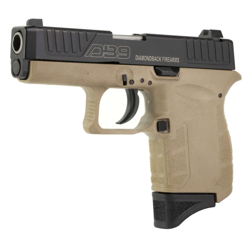DIAMONDBK GEN IV DB9FDE 9MM PSTL BLK SLIDE/ FDE FRAME - Image 2