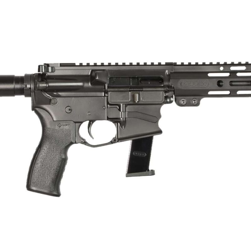BERSA AR9 PSTL MATTE TPR 30RD 9MM 8" W/COMP & BRACE