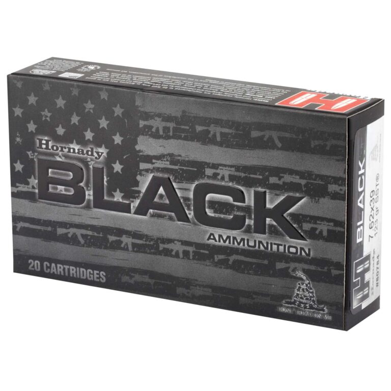 HORNADY BLACK 7.62X39 123 GR SST 20RD BX 200RD CASE - Image 2