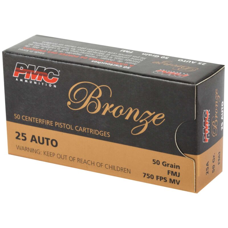 PMC 25 AUTO 50GR FMJ 50RD BX 1000RD CASE - Image 2
