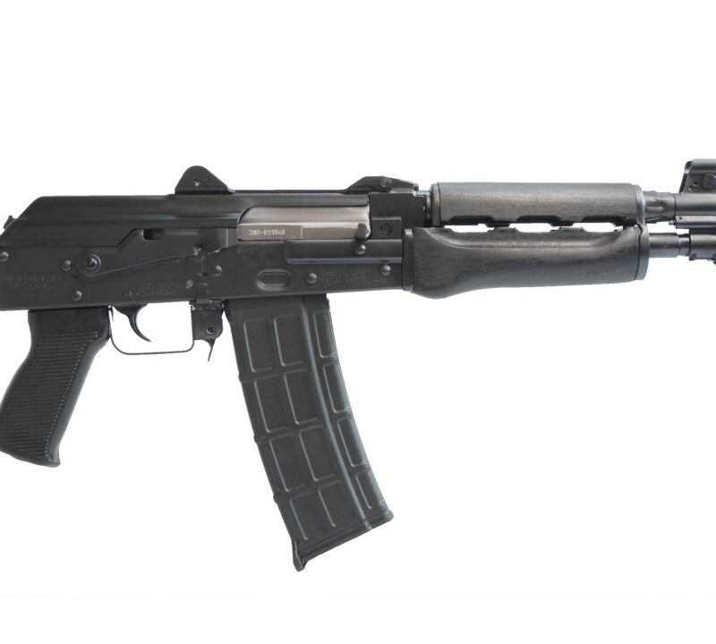 ZASTAVA USA ZPAP85 AK PISTOL 5.56 DARK WOOD, TOP RAIL, SBA3 1-30RD MAGAZINE