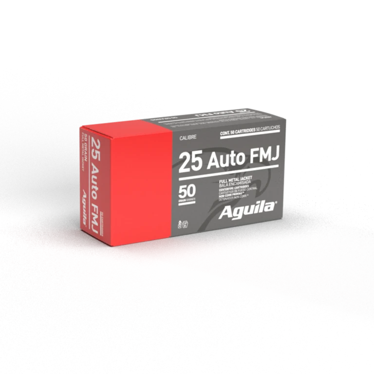 AGUILA 25 AUTO FMJ 50GR 50RD BOX 20 BXS PER CS